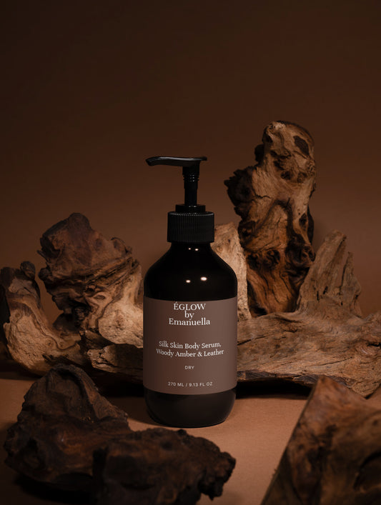 Silk Skin Body Serum, Woody Amber & Leather